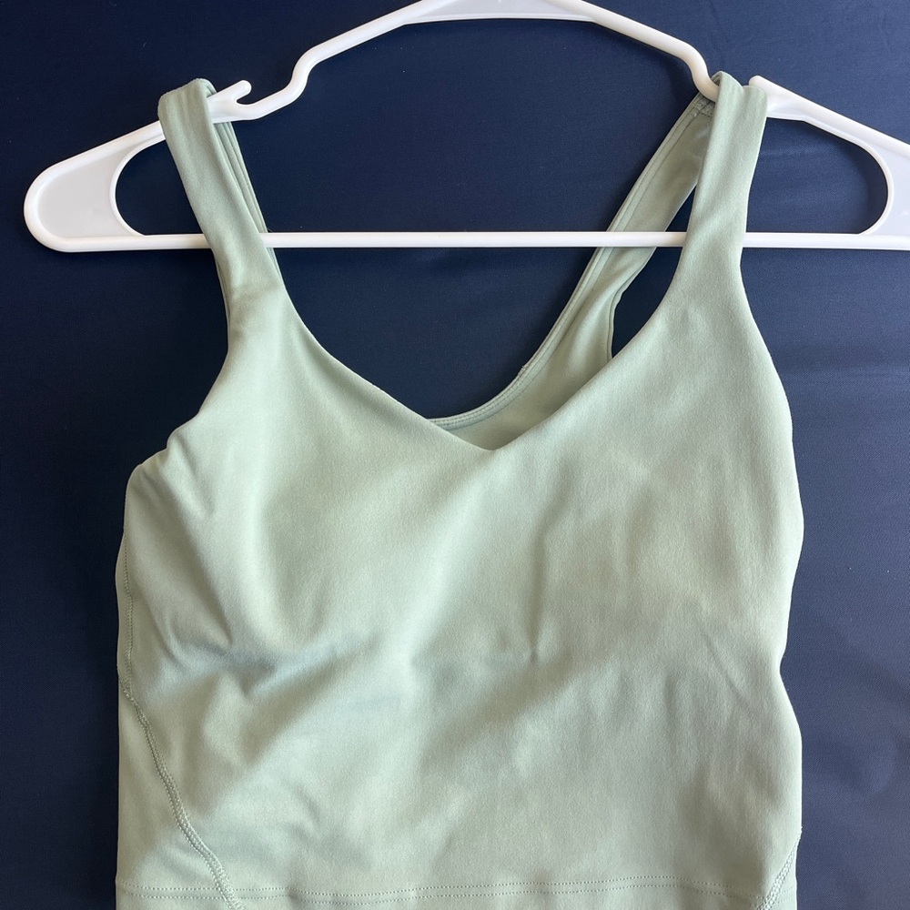 Lululemon align tank top light support A/B cup size 0 color Palm Court